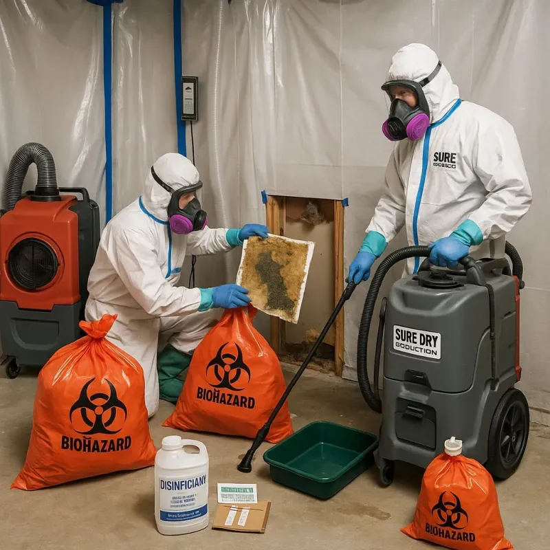 Contaminated Water Handling Protocols process in Saint Augusta, MN